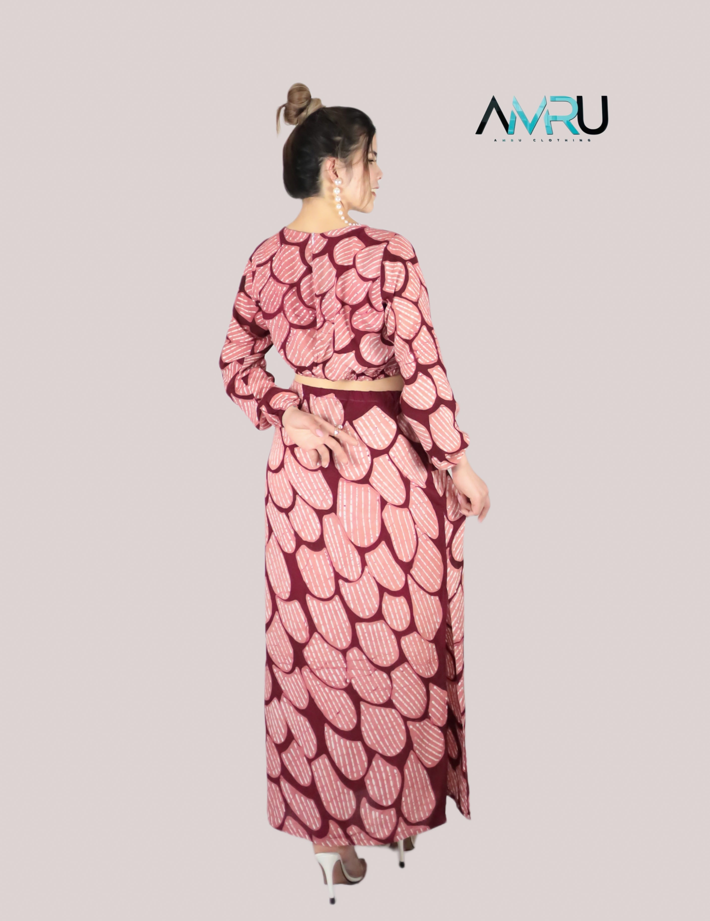 ROSE BLOOM BATIK DRESS WD0029