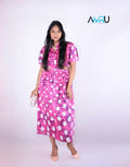 BLUSH SERENITY BATIK DRESS WD0026