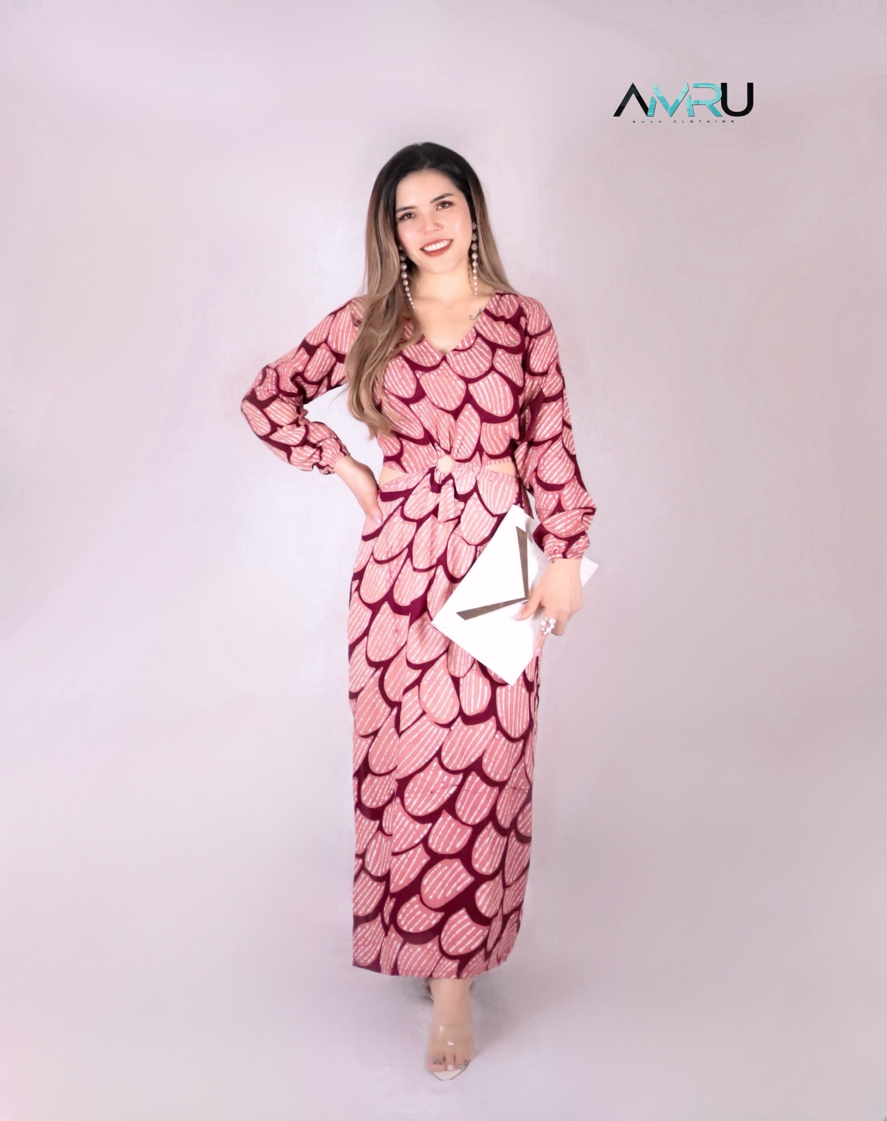 ROSE BLOOM BATIK DRESS WD0029