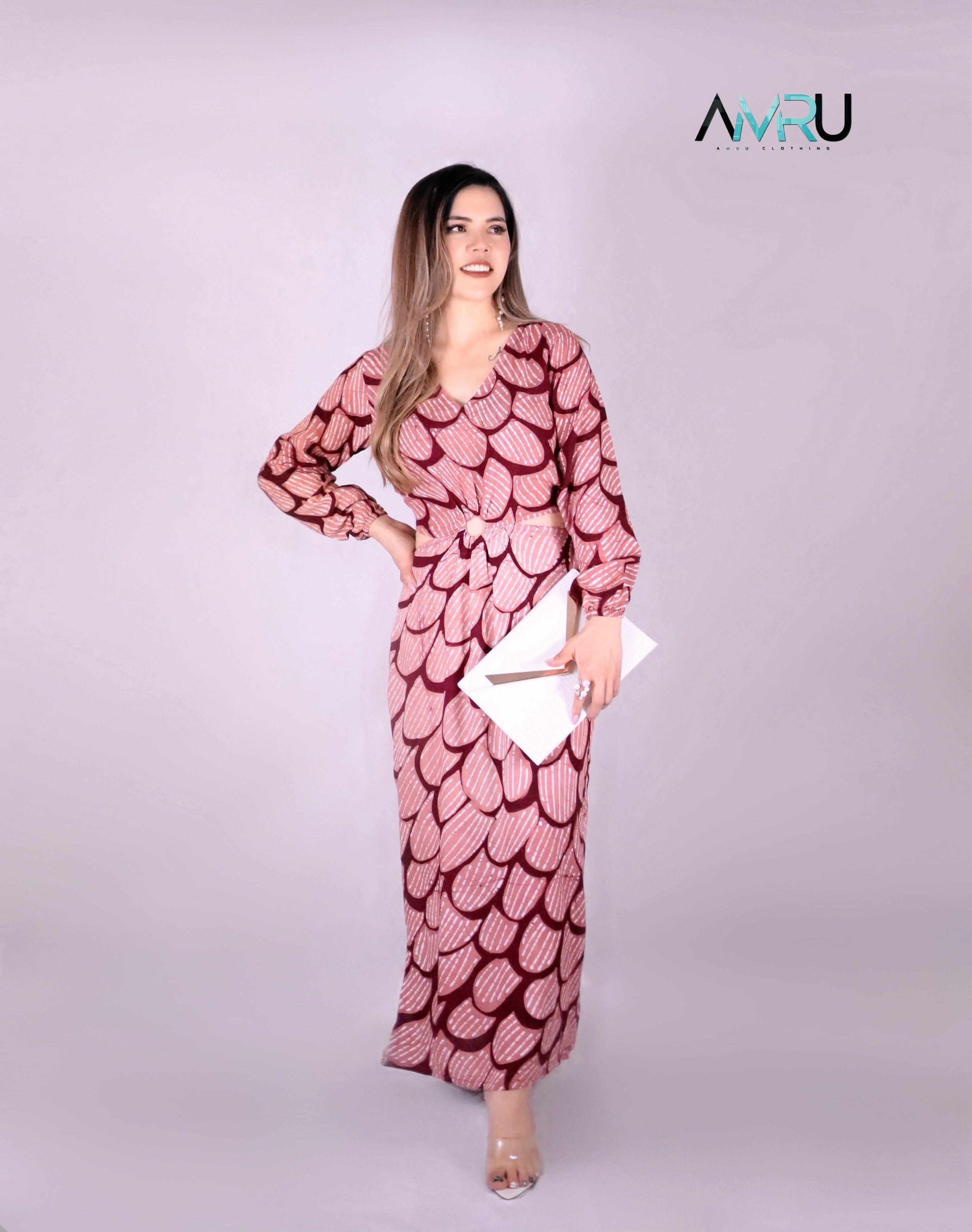 ROSE BLOOM BATIK DRESS WD0029